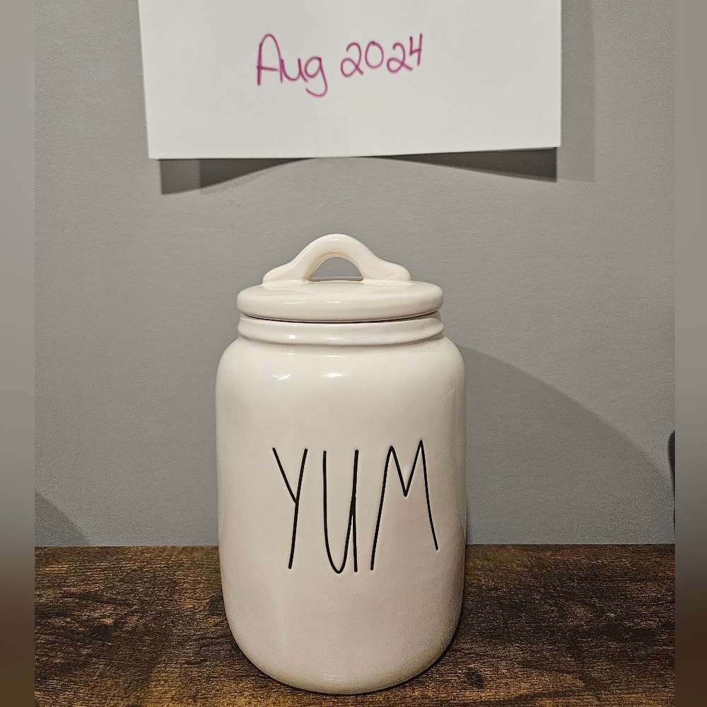 Rae Dunn Yum baby canister
